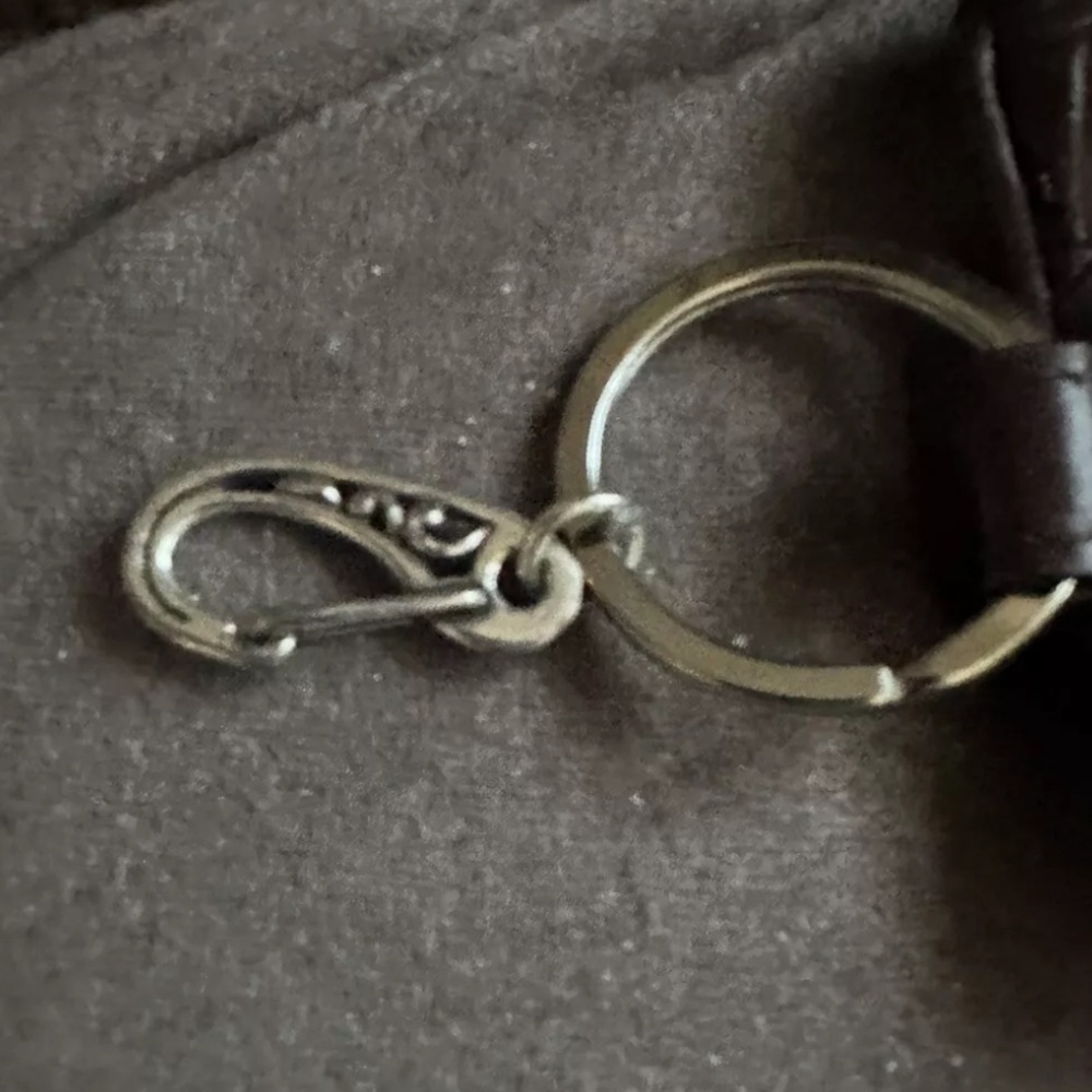 Crocodile card wallet brown Brighton